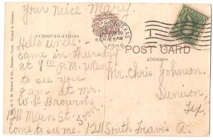 Post Card  Texas 1908