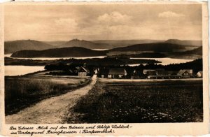 CPA AK Edersee Blick auf den Edersee u.Schloss Waldeck GERMANY (899835)