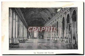 Old Postcard The Galerie Des Glaces Versailles