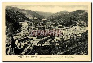 Old Postcard Digne Panoramic Around the Valley of Bleone