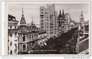 Brazil Rio de Janeiro Avenue Rio Branco Real Photo