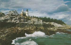 Pemaquid Light House at Pemaquid on the Atlantic Coast, Maine