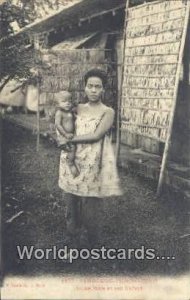 Jeune Mere et son Ealant Cambodge, Phnom, Penh Cambodia, Cambodge Unused 