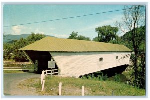 c1950's The Old Covered Bridge, Elizabethton Tennessee TN Vintage Postcard