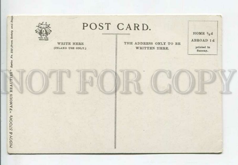 443609 Miss MARIE DAINTON music hall DANCER Drama ACTRESS Vintage postcard