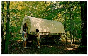 Connecticut  Bristol Covered Wagon at Sessions Woods, Methodist Church Camp