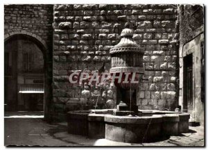 Old Postcard Vence Fountain Peyra