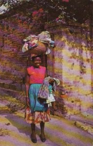 Jamaica Kingston Young Girl Selling Yard Goods