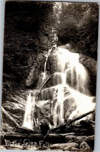 RPPC Moss Glen Falls, Granville Vermont Vintage Photo Postcard M29