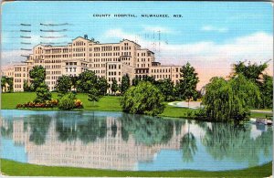 Postcard HOSPITAL SCENE Milwaukee Wisconsin WI AL0158