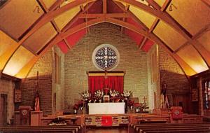 MILWAUKEE, WI Wisconsin   ST LUKE'S EPISCOPAL CHURCH~Interior  c1950's Postcard