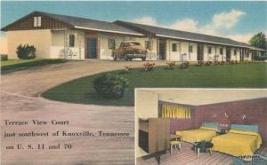 1940s Terrace View Courts interior entrance Knoxville Tennessee Manning  154