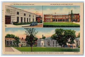 1952 The William Pynchon Memorial Building & Museum View Springfield MA Postcard