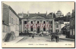 Old Postcard Courthouse Dreux The Civil Court
