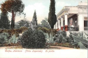 BG19626 le jardin  villa imperiale  corfou corfu greece