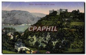 Postcard Old Ruin Rheinfels bei St Goar