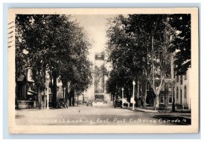 Vintage RPPC Clerence St Looking East Port Colborne Canada Postcard P203E