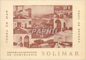 Postcard Modern Solimar Establecimentos Hosteleria Tossa de Mar