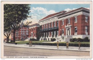 Street view, The Coast Artillery School,  Fortress Monroe,  Virgina,  00-10s