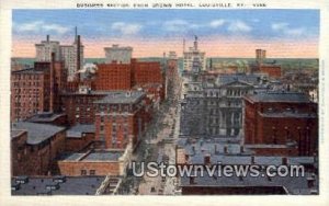 Business Section From Brown Hotel - Louisville, KY