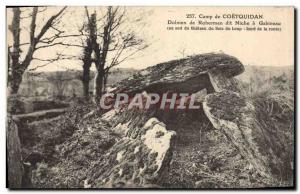 Old Postcard Dolmen Standing Stone Camp Coetquidan Dolmen Rocherman said Nich...