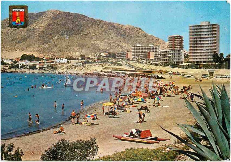 Postcard Modern Alicante beach