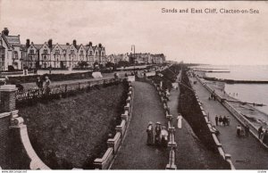 CLACTON ON SEA , England , 1916 ; Sands & east Cliff