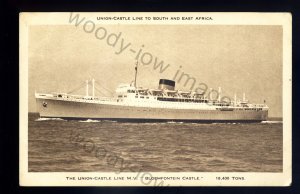 LS3033 - Union Castle Liner - Bloemfontein Castle - postcard