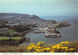 B102133 ilfracombe town and harbour devon  uk