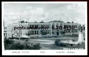 h3419 - ROUYN Quebec 1940s St. Michael Orphanage. Real Photo Postcard by Bolduc