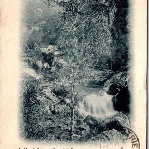 c1902 Strathpeffer Scotland Falls of Conon Postcard Castries St Lucia Cancel A76