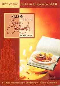 Gastronomic Europe, Strasbourg & gourmet Alsace Advertising Postcard France 2008