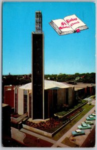 Oklahoma City Oklahoma 1962 Postcard St. Luke's Methodist Church
