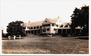Canada The Hermitage Country Club Inc Magog Quebec Vintage RPPC C291