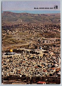 El Al   Israel Airlines  Holy Land   Postcard