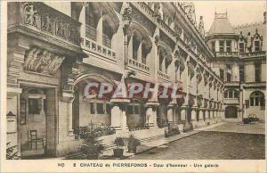 Old Postcard Chateau de Pierrefonds Court of Honor a Gallery