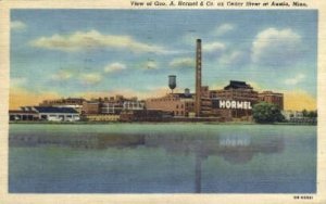 Geo. A. Hormel and Co., Cedar River in Austin, Minnesota