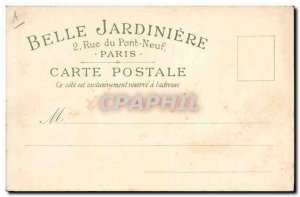 Old Postcard Advertisement Belle Jardiniere Rue du Pont Neuf Paris