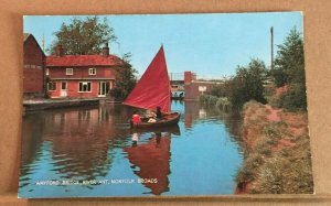 POSTCARD - UNUSED - WAYFORD BRIDGE, RIVER ANT, NORFOLK BROADS, ENGLAND