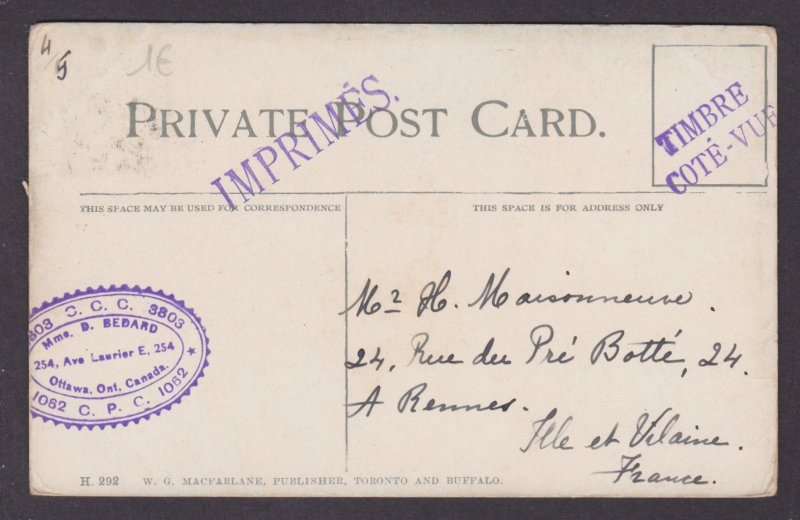 Postcard, CANADA, Caribou Bridge Fraser Canon