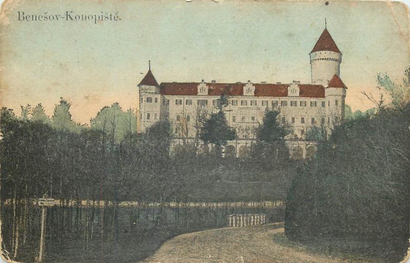 * Benešov Czech R. castle 1916