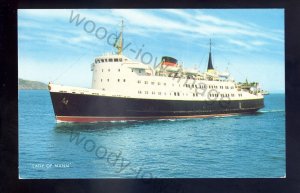 f2381 - IOMSPCo. Ferry - Lady of Mann - built 1976 - postcard
