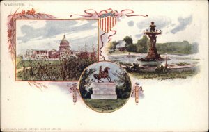 Pioneer Patriographic Washington DC Series 1890s Postcard #11