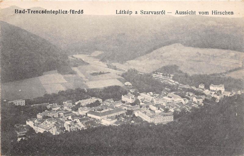 B65125 Bad Trencsenteplicz furdo latkep a Szarvasrol  hungary