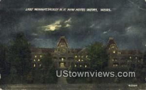 Hotel Weirs Lake Winnipesaukee NH postal used unknown