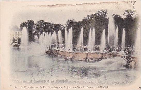 France Parc de Versailles Bassin de Neptune le Jour des Grandes Eaux