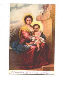 Murillo, Madonna and Baby Jesus, Used 1908