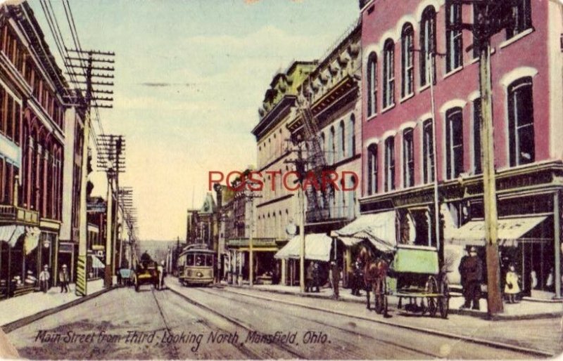 1909 MAIN STREET FROM THIRD LOOKING NORTH, MANSFIELD, OHIO