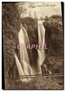 Postcard Old Dyserth Falls in Full Flood