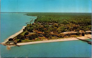 USA Grand Hotel Point Clear Mobile Bay Alabama Chrome Postcard C032